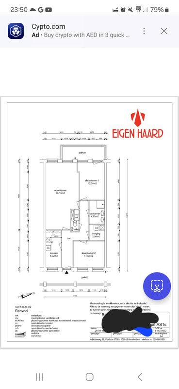 Berceusestraat – appartement – Amsterdam