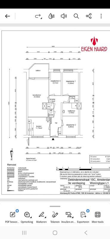 Derkinderenstraat – appartement – Amsterdam