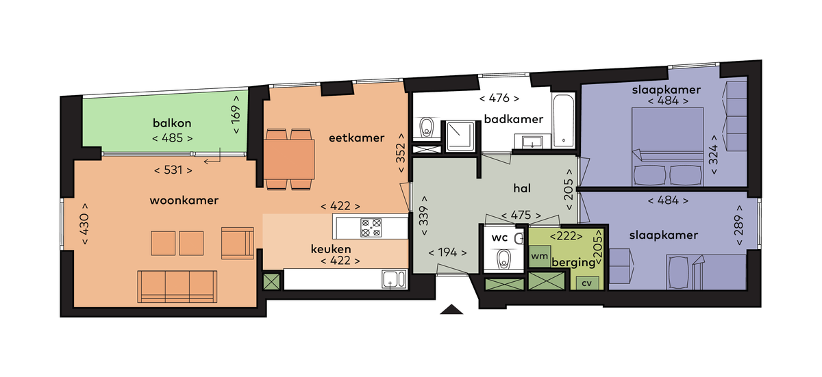 Ansjovislaan – appartement – Bergen op Zoom | 1510.00 EUR