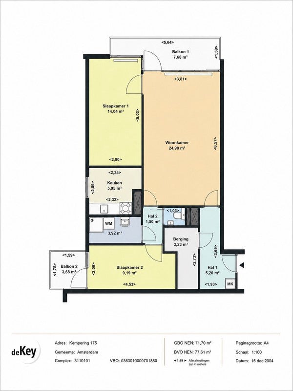 Kralenbeek – appartement – Amsterdam | 851.00 EUR