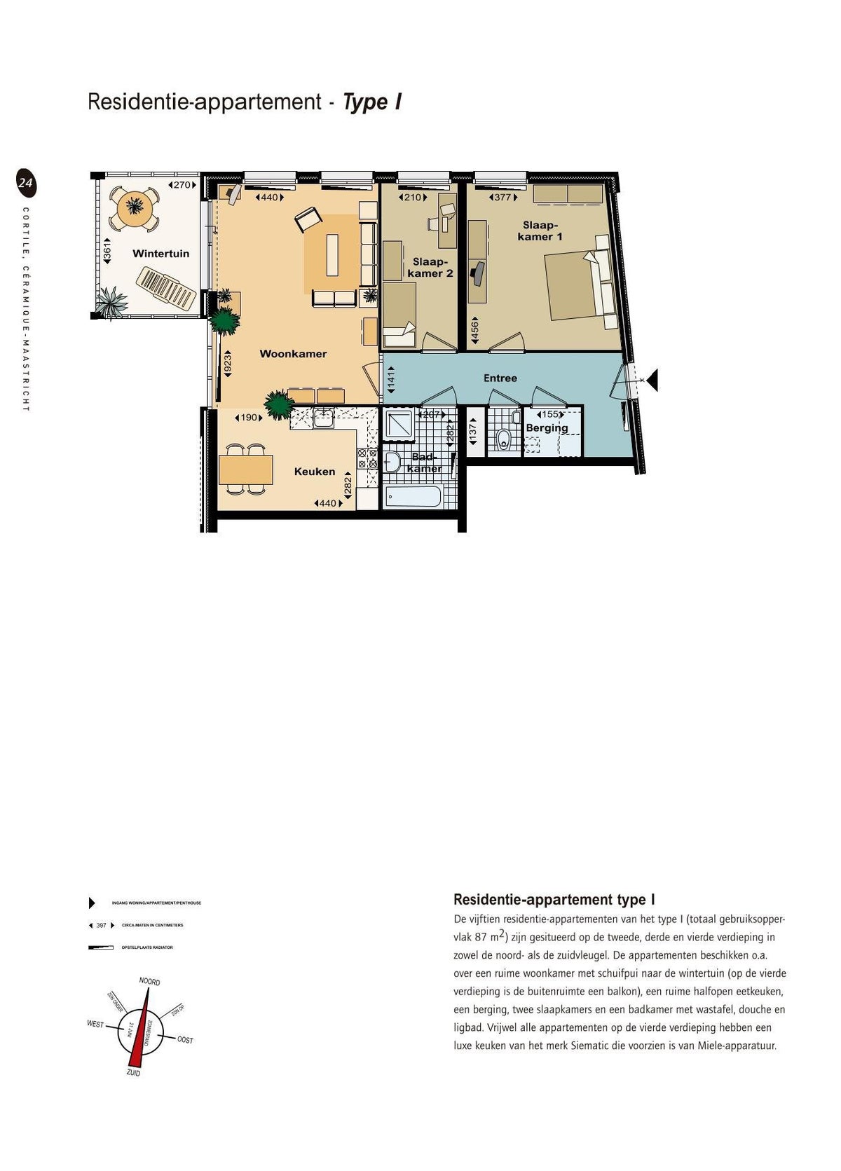 Sphinxlunet – appartement – Maastricht | 1505.00 EUR