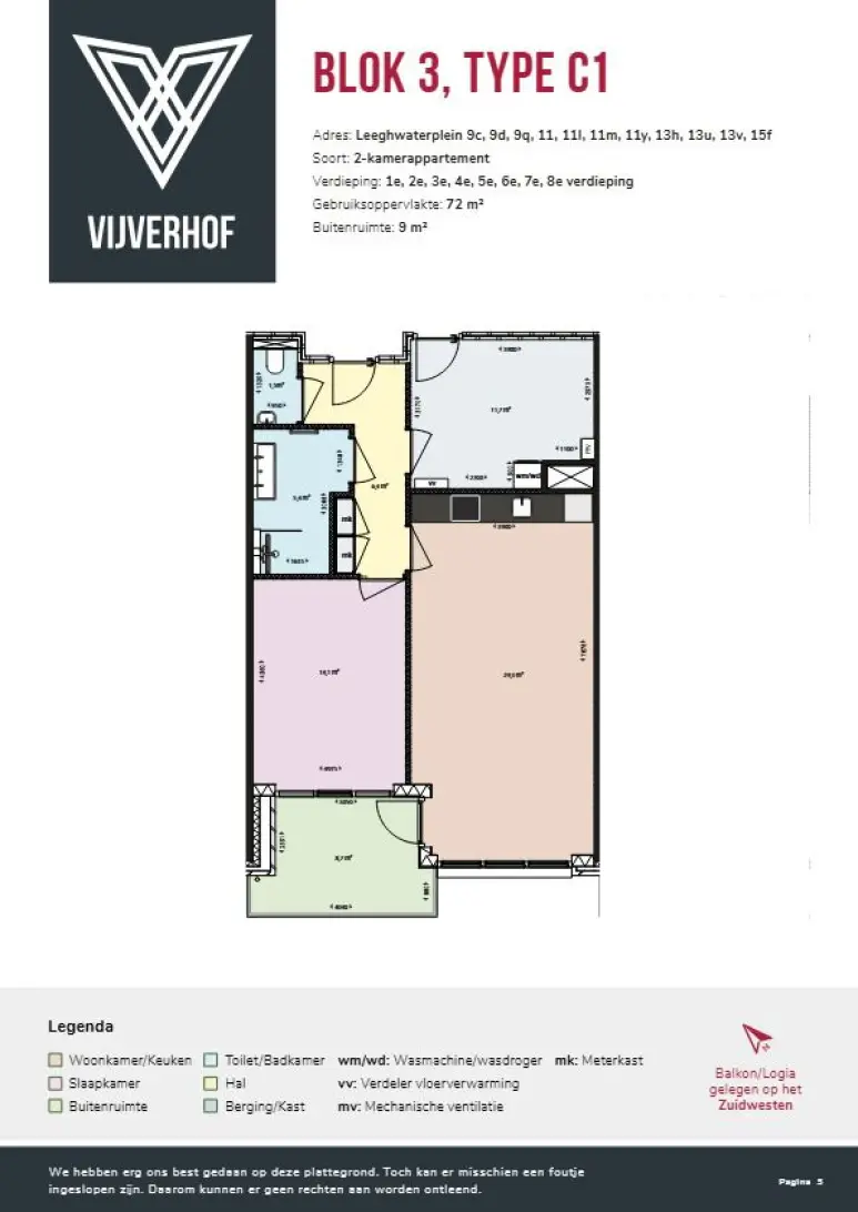 Leeghwaterplein – appartement – Den Haag | 1375.00 EUR