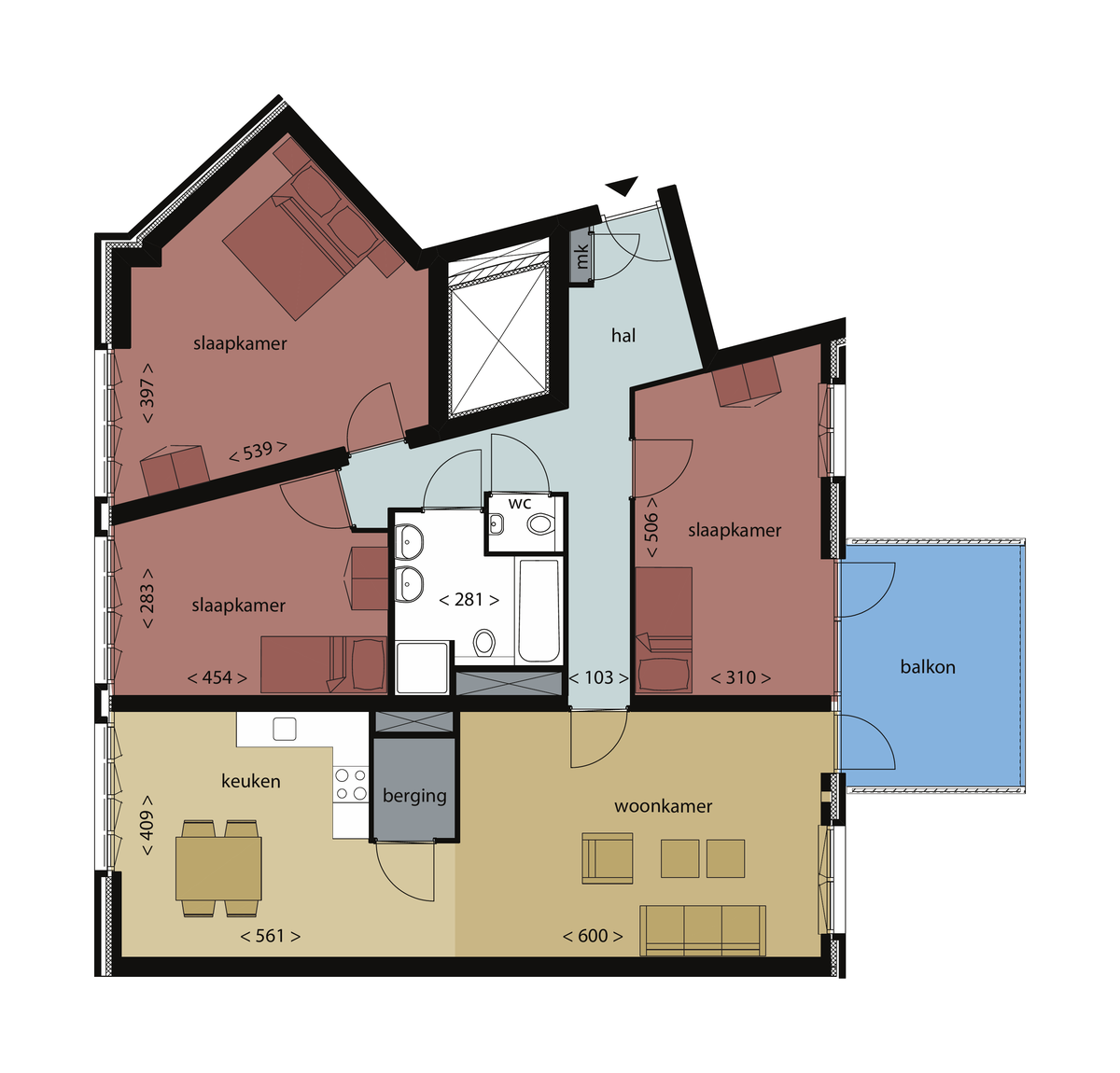 Terheijdenstraat – appartement – Breda | 1915.00 EUR