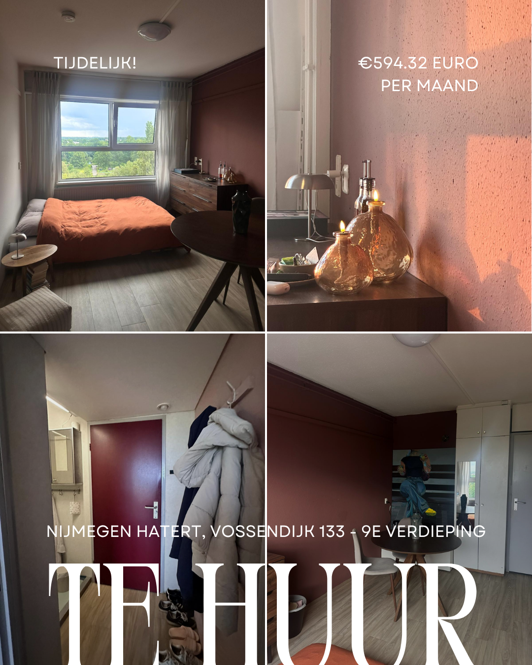 Woning aan de Vossendijk te Nijmegen | 594.00 EUR